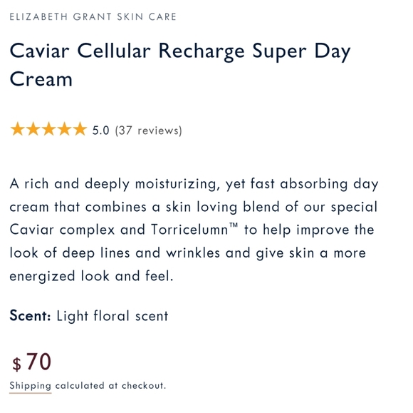 Elizabeth Grant skincare set (4 items) - Picture 12 of 14